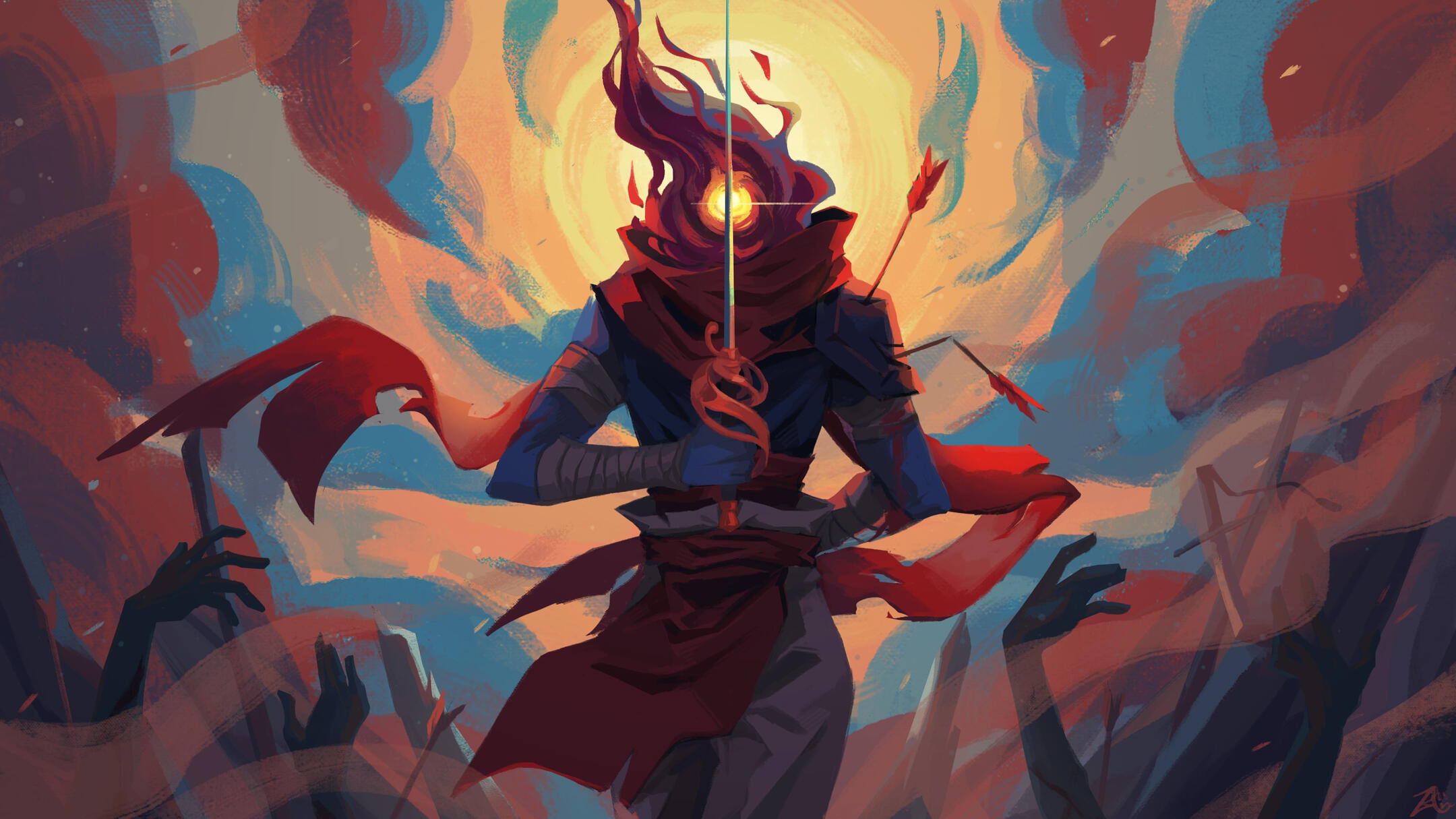 Beheaded with a rapier (Dead Cells)