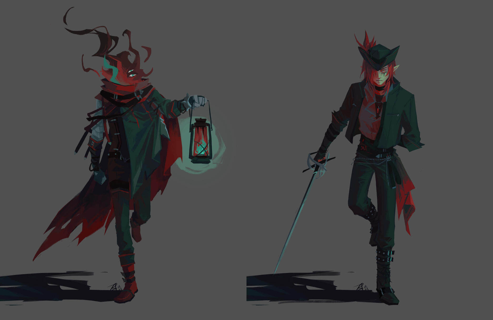 The Lightkeeper & the Masketeer (OC)